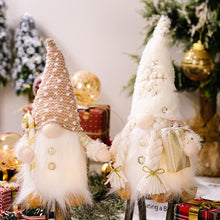 Load image into Gallery viewer, Fall Gnome Doll Figurine Swedish Elf Dwarf Plush Ornaments wih Light For Autumn Christmas Tree Xmas Gift Halloween Thanksgiving Decor
