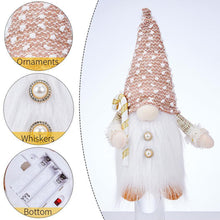 Load image into Gallery viewer, Fall Gnome Doll Figurine Swedish Elf Dwarf Plush Ornaments wih Light For Autumn Christmas Tree Xmas Gift Halloween Thanksgiving Decor
