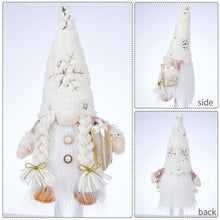 Load image into Gallery viewer, Fall Gnome Doll Figurine Swedish Elf Dwarf Plush Ornaments wih Light For Autumn Christmas Tree Xmas Gift Halloween Thanksgiving Decor
