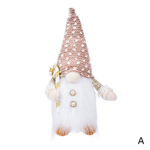 Load image into Gallery viewer, Fall Gnome Doll Figurine Swedish Elf Dwarf Plush Ornaments wih Light For Autumn Christmas Tree Xmas Gift Halloween Thanksgiving Decor
