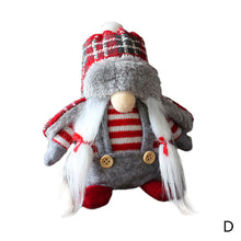 Load image into Gallery viewer, Fall Gnome Doll Fashion Plaid Figurine Swedish Elf Dwarf Plush Ornaments For Autumn Christmas Tree Xmas Gift Halloween Thanksgiving Decor
