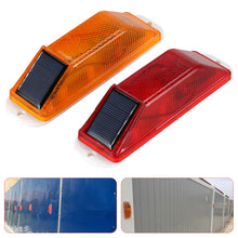Load image into Gallery viewer, LED Solar Strobe Warning Lamp Strobe Flash Traffic Caution Light Chip Control Bridge Rechargeable Night Driving Safety
