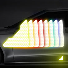 Load image into Gallery viewer, 4Pcs/Set Car Reflector Protective Sticker Scratches Safety Warning Reflective Stickers Reflective Tapes
