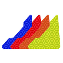 Load image into Gallery viewer, 4Pcs/Set Car Reflector Protective Sticker Scratches Safety Warning Reflective Stickers Reflective Tapes
