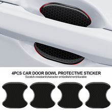 Load image into Gallery viewer, 4Pcs Car Door Bowl Protective Sticker Film Protector Trim Sticker Anti-Scratch Car Handle Bowl Strip Protection
