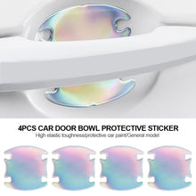 Load image into Gallery viewer, 4Pcs Car Door Bowl Protective Sticker Film Protector Trim Sticker Anti-Scratch Car Handle Bowl Strip Protection
