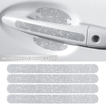 Load image into Gallery viewer, 4Pcs Car Door Handle Reflective Bling Protector Stickers Anti-scratch Protection Rhinestone Bright Drill Decals Auto
