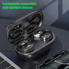 Load image into Gallery viewer, S03 TWS Wireless Headphones Bone Conduction Bluetooth 5.0 Clip-on Headset Touch Control Digital Display For Xiaomi iPhone
