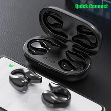 Load image into Gallery viewer, S03 TWS Wireless Headphones Bone Conduction Bluetooth 5.0 Clip-on Headset Touch Control Digital Display For Xiaomi iPhone
