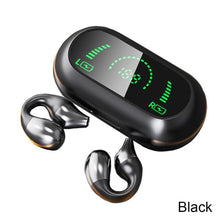Load image into Gallery viewer, S03 TWS Wireless Headphones Bone Conduction Bluetooth 5.0 Clip-on Headset Touch Control Digital Display For Xiaomi iPhone
