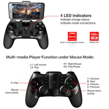 Load image into Gallery viewer, 9076 PG-9076 Gamepad Game Pad Controller Mobile Bluetooth Trigger Joystick For Android Cell Smart Phone TV Box PC PS3 VR
