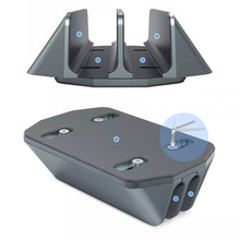 Load image into Gallery viewer, Dual Vertical Laptop Stand Aluminum Alloy Desktop Tablet Bracket Creative Notebook Storage Cooling Bracket for 10-17.3"

