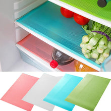 Load image into Gallery viewer, 4Pcs Refrigerator Pad Waterproof Fridge Mats Liners Washable Fridge Pad Mat Home Kitchen Shelves Drawer Table Mats Refrigerator Liner
