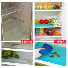 Load image into Gallery viewer, 4Pcs Refrigerator Pad Waterproof Fridge Mats Liners Washable Fridge Pad Mat Home Kitchen Shelves Drawer Table Mats Refrigerator Liner
