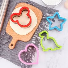 Load image into Gallery viewer, 1PC Sandwich Cutter for Kids Animal Dinosaur Star Heart Shape Stainless Steel Bread Mould Metal Cookie Cutters Mold Baking
