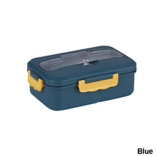 Load image into Gallery viewer, Microwave Lunch Box Wheat Straw Compartment Bento Box Food Storage Container Portable Food Box with Cultery
