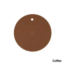 Load image into Gallery viewer, Silicone Mat Coaster Food Grade Material Placemat Non-slip Table Mat Kitchen Accessories Gadgets Round Cup Mat

