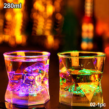 Load image into Gallery viewer, Flashing Cup Wine Beer Whisky Mug Water Beverage Drinking Glass LED Automatic Glowing Cup Party Decorative Supplies New
