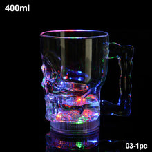 Load image into Gallery viewer, Flashing Cup Wine Beer Whisky Mug Water Beverage Drinking Glass LED Automatic Glowing Cup Party Decorative Supplies New
