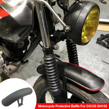 Load image into Gallery viewer, Universal Motorcycle Retro Front Mudguard Front Wheel Fender Splash Guard Cover Mudguard Motorcycle Protective Baffle For CG125 GN125
