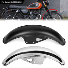 Load image into Gallery viewer, 56cm/22inch Motorcycle Front Fender Mud Flap Dirt Splash Fairing Guard Wheel Cover Mudguard for Suzuki GN125 GN250
