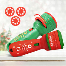 Load image into Gallery viewer, 24 Patterns Santa Christmas Tree Flashlight Projector Torch Lamp Toy Early Education Toy for Kid Holiday Birthday Xmas Gift
