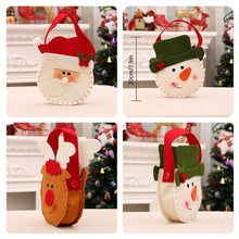 Load image into Gallery viewer, Christmas Candy Bags Santa Claus Snowman Elk Gift Packing Bags Storage Bag Party Decoration Xmas Home Decoration
