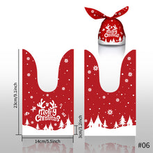 Load image into Gallery viewer, 50Pcs Christmas Gift Bag Santa Claus Print Plastic Bags Baking Candy Packaging Bags Xmas Party New Year
