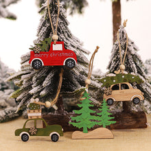 Load image into Gallery viewer, Christmas Pendant Wooden Hanging Ornaments Car Dog for Home Decor New Year Xmas Tree Drop Decorations Gift Accessories
