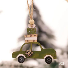 Load image into Gallery viewer, Christmas Pendant Wooden Hanging Ornaments Car Dog for Home Decor New Year Xmas Tree Drop Decorations Gift Accessories
