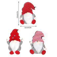 Load image into Gallery viewer, Christmas Wood Gnome Cutlery Pouch Bags Knife Fork Silverware Holder Bag Christmas Tableware Utensil Holder New Year Table Decor
