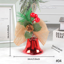 Load image into Gallery viewer, Christmas Jingle Bell With Bowknot Pendant For Christmas Tree Ornament Decoration Merry Christmas Pendants Fashion Accessories
