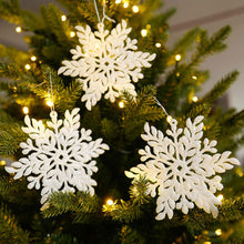 Load image into Gallery viewer, Christmas Snowflake Pendant Christmas Supplies Three-dimensional Decoration Snowflakes for Christmas Party Wedding Decoration
