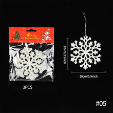 Load image into Gallery viewer, Christmas Snowflake Pendant Christmas Supplies Three-dimensional Decoration Snowflakes for Christmas Party Wedding Decoration

