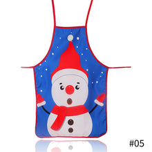 Load image into Gallery viewer, Christmas Apron Halloween Decoration Santa Claus Red Apron Kitchen Apron Home Cooking Baking Waist Bib
