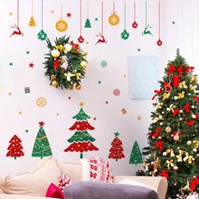 Load image into Gallery viewer, Christmas Wall Stickers Christmas Tree Jingle Bells Stickers Merry Christmas Decoration for Home Xmas Party Navidad Gift Noel Decor
