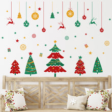 Load image into Gallery viewer, Christmas Wall Stickers Christmas Tree Jingle Bells Stickers Merry Christmas Decoration for Home Xmas Party Navidad Gift Noel Decor
