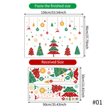 Load image into Gallery viewer, Christmas Wall Stickers Christmas Tree Jingle Bells Stickers Merry Christmas Decoration for Home Xmas Party Navidad Gift Noel Decor
