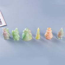 Load image into Gallery viewer, DIY Christmas Doll Candle Silicone Molds Glue Resin Soap Chocolate Mousse Making Molds Candle Mould for Aromatherapy Home Decor
