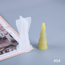 Load image into Gallery viewer, DIY Christmas Doll Candle Silicone Molds Glue Resin Soap Chocolate Mousse Making Molds Candle Mould for Aromatherapy Home Decor
