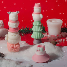 Load image into Gallery viewer, DIY Christmas Candle Silicone Molds Glue Resin Soap Chocolate Mousse Making Molds Candle Mould for Aromatherapy Home Decor

