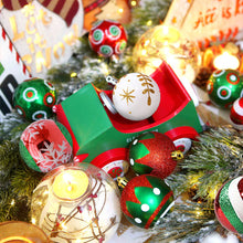 Load image into Gallery viewer, 6Pcs 6cm Christmas Tree Decoration Balls Xmas Ornaments Ball Glitter Hanging Ball New Year Party Pendant Decor Prop Gift Supplies

