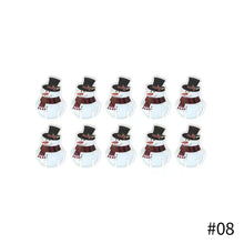 Load image into Gallery viewer, 10pcs Santa Claus Snowman Tree Wine Glass Merry Christmas Decorations For Home Table Place Cards Xmas Gift New Year Party
