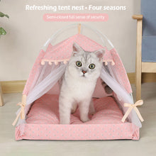 Load image into Gallery viewer, Pet Tent Bed Puppy Dogs Tent House Four Seasons General Pet House Puppy Dogs Cats Bed Pet Supplies Summer Dog House Pet Products
