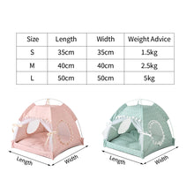 Load image into Gallery viewer, Pet Tent Bed Puppy Dogs Tent House Four Seasons General Pet House Puppy Dogs Cats Bed Pet Supplies Summer Dog House Pet Products
