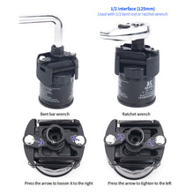 Load image into Gallery viewer, Universal 60-80mm Filter Adjustable Two-Jaws Oil Filter Wrench Filter Wrenches Remover Steel Fuel Cast Oil Cap Off Puller Tool
