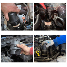 Load image into Gallery viewer, Universal 60-80mm Filter Adjustable Two-Jaws Oil Filter Wrench Filter Wrenches Remover Steel Fuel Cast Oil Cap Off Puller Tool
