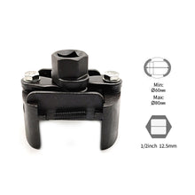 Load image into Gallery viewer, Universal 60-80mm Filter Adjustable Two-Jaws Oil Filter Wrench Filter Wrenches Remover Steel Fuel Cast Oil Cap Off Puller Tool
