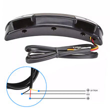 Load image into Gallery viewer, Motorcycle Motorbike LED Brake Tail Light Stop Lamp Rear Fender Edge Lights For Touring Sportster XL 883 1200 Cafe Racer
