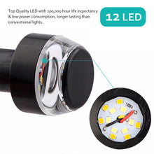 Load image into Gallery viewer, 2Pcs Motorcycle LED Turn Signal light Handle Bar End Blinker for 22mm Handlebar Moto Motorcycle Flashing Lights 12V Blinker Lamp
